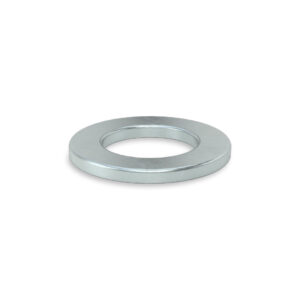 واشر تخت فولادی گالوانیزه M22 قطر داخلی 23mm قطر بیرونی 39mm